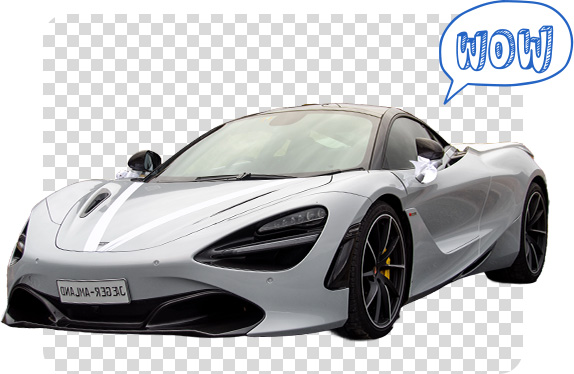 Alt text: Mclaren 765LT Supercar with a background photo removed with Wallpapers.com’s Background Removal Super Tool.