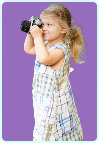 Image of a People with a Purple Background
